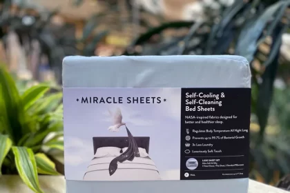 Miracle Sheets self-cooling antimicrobial bed sheets for seniors